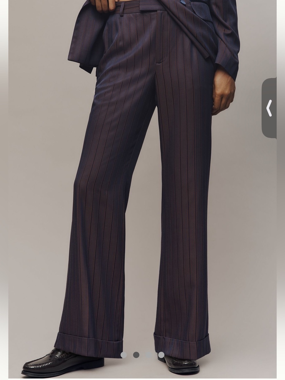 Anthropologie Maeve NWT size 2 Tall pinstriped pants, top rated; gorgeous!